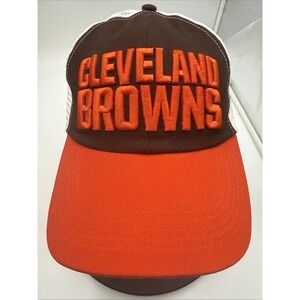 Adult Cleveland Browns IDEGY Mesh Trucker Snap Back Hat